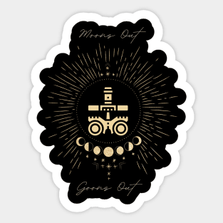 Moons Out Goons Out Sticker